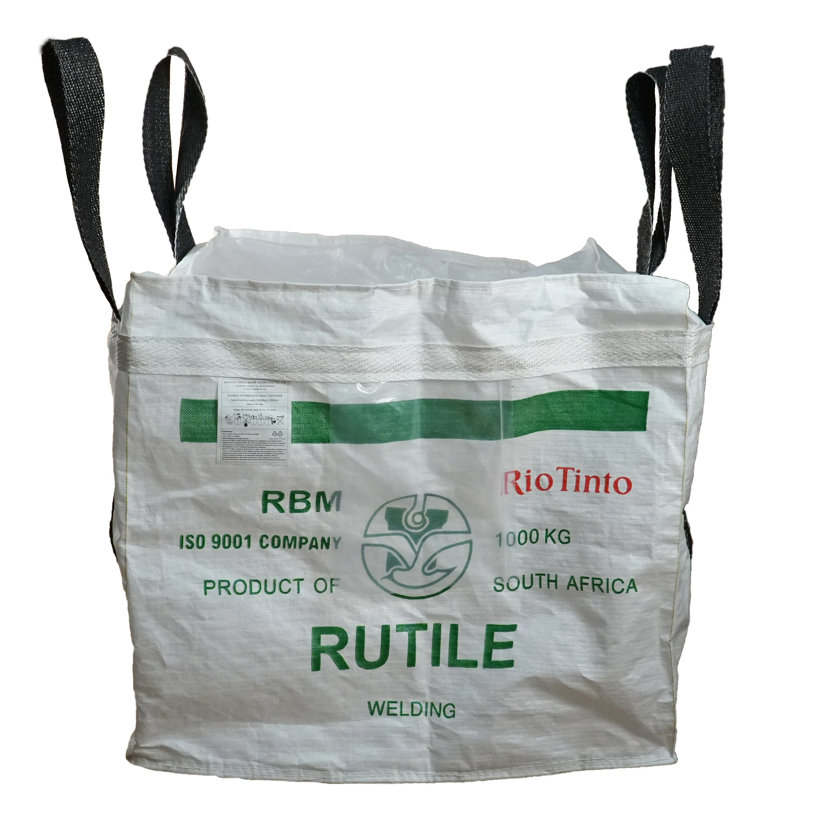 Customer Designed FIBC PP Big Bag 35x35x45 Packing 500kg 1000kg  China Super Sack With PE Liner Inside