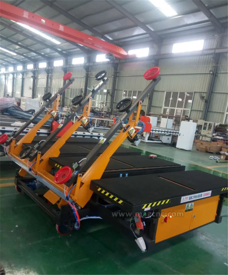 Automatic Glass Loading and Glass cutting table for glass processing machinery
