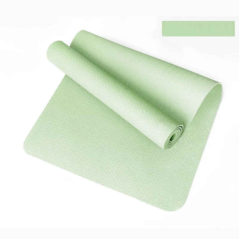 Lifeng Eco Friendly Custom Logo Wholesale Price Custom Pilates Mat Anti Slip Eco Friendly Fitness Exercise TPE Yoga Mat