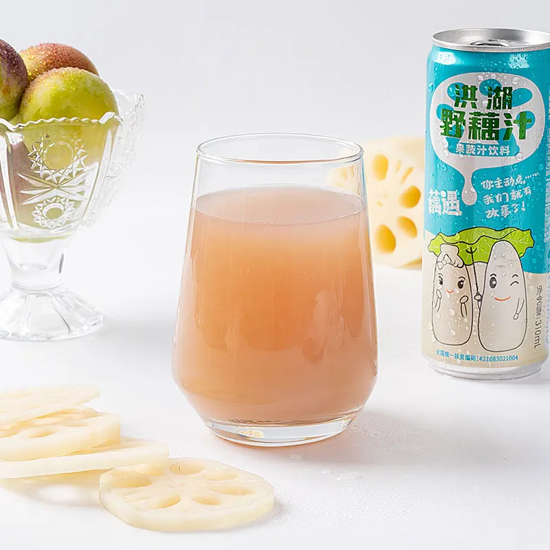 huagui wild lotus root vegetable juice Vegetable protein drink zero fat zero sugar zero calories