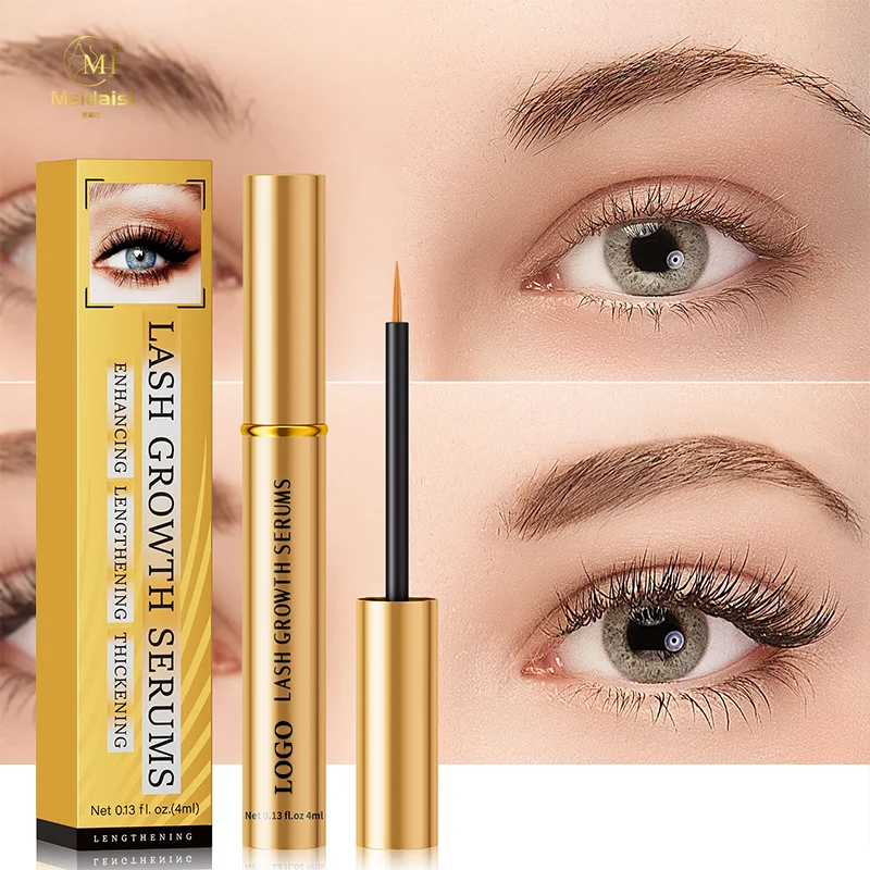 Wholesale Eyelash Serum Lash Vitamin B Oil Natural Eye Brow Lash Growth Extension Eyelash Growth Serum Private Label