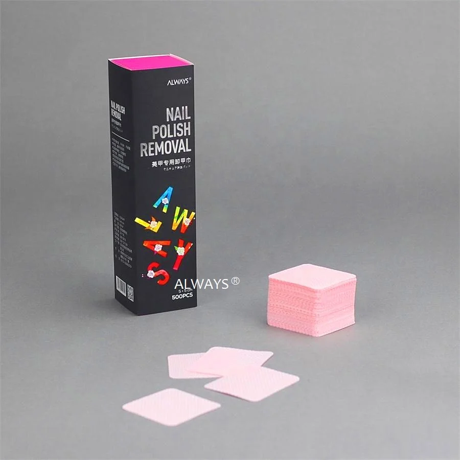 High quality pink Meltblown PP Disposable nonwoven lint free nail wipes/meltblown nail wipes