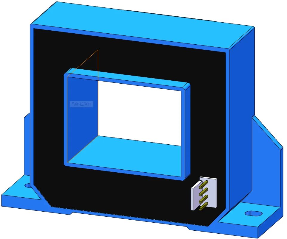 SOCAN SCK18 300A 400A 600A 800A 1000A 1500A 2000A:4V Open Loop Hall Current Sensor Supply Voltage 15V Plate-type