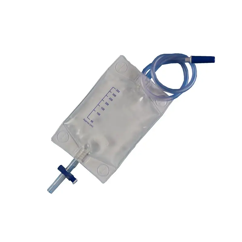 Adult medical urine collection leg bag, 500ml convenient urine bag with belt