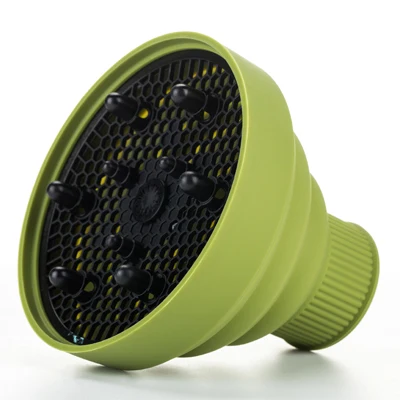 New high temperature resistant nano silica gel portable hair styling tool telescopic folding blower hood hair dryer diffuser