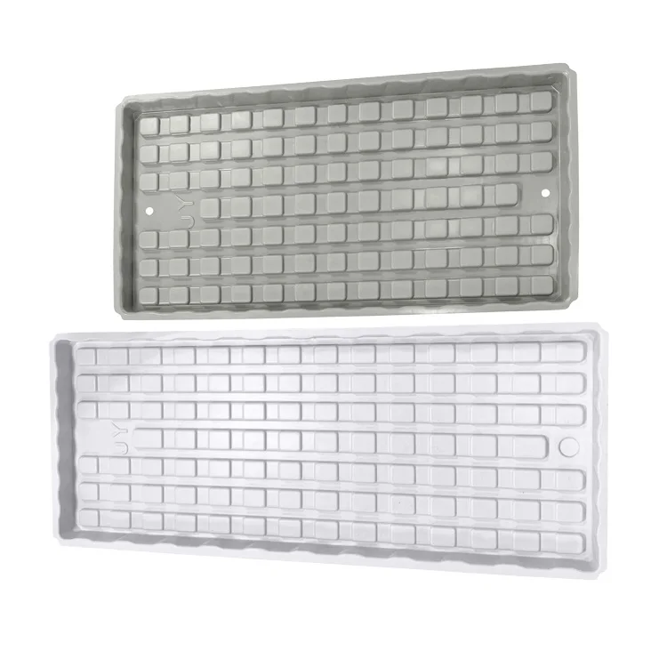 Export Quality China Factory Custom Seed Sprouter Hydroponic Growing Trays + Lids with Holes for Greenhouse Hydroponics