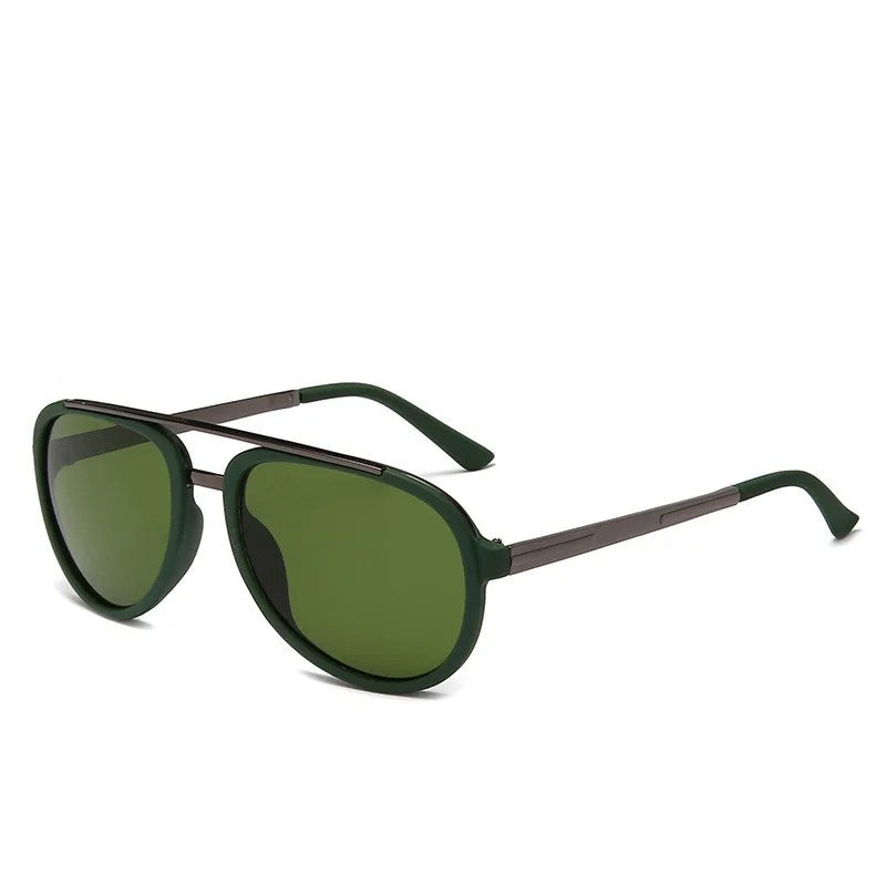 Wholesale luxury new two-color polarized sunglasses men and women outdoor cycling sunglasses fashion big frame sunglasses