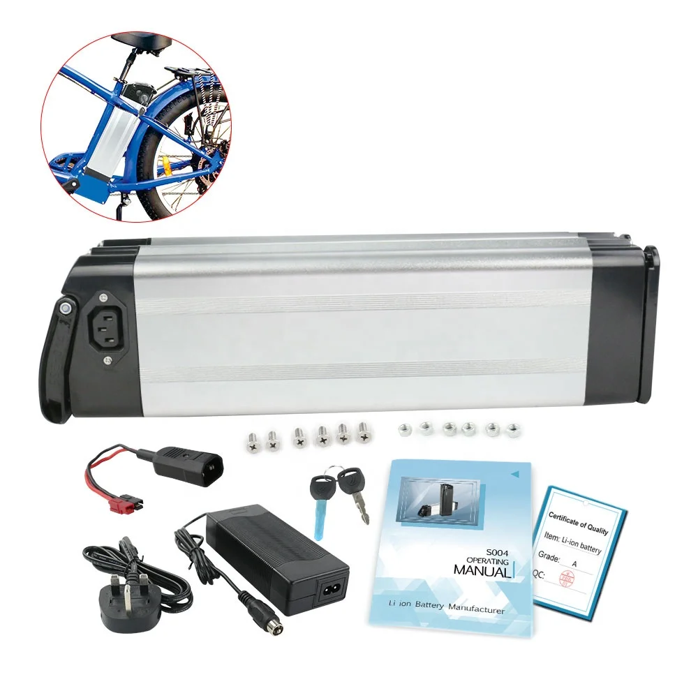 
Rechargeable 18650 Lithium Ion Batteries 24v 36v 48v Silverfish Ebike Battery Pack for Electric Bicycle 