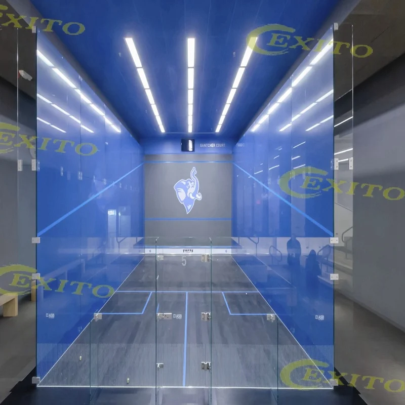 EXITO Most Popular Squash Court Single Squash Court Double Squash Court for Sale