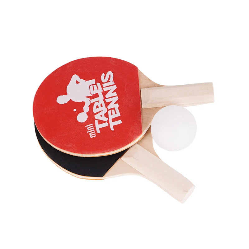 Factory custom provided professional table tennis racket set ,2 rackets 1 balls 1 net  ping pong paddles set for gift