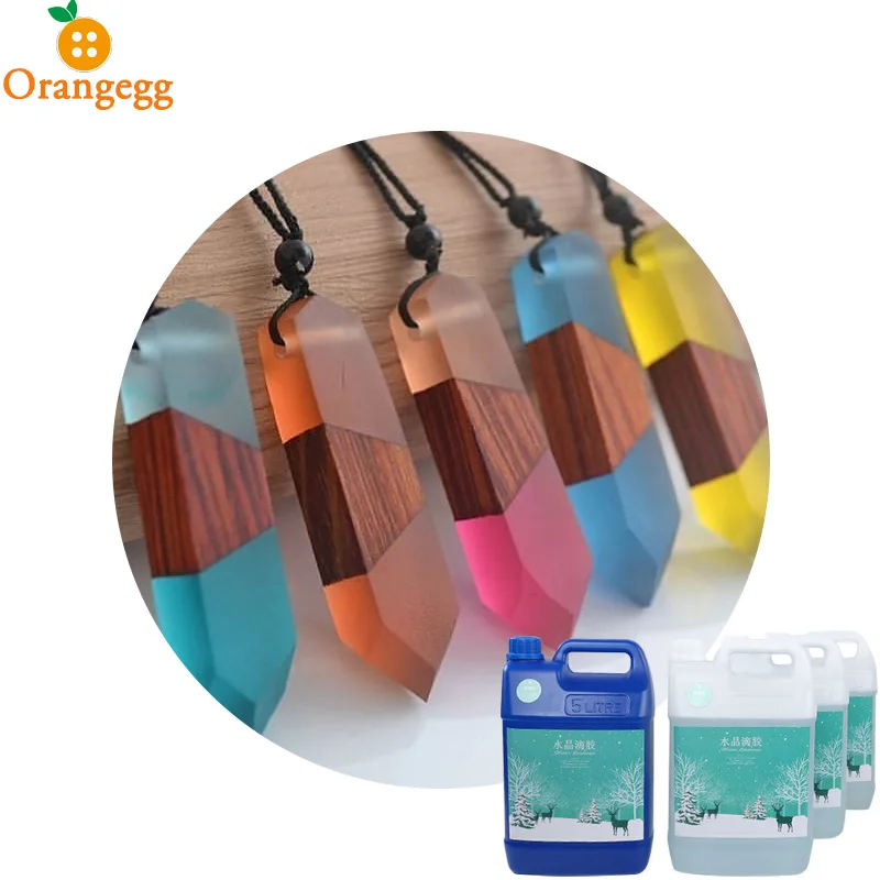 Orangegg Super Clear Epoxy Resin High Gloss Finish Tabletop Tumbler Coating Best Epoxy Resin - 1 Gallon Kit