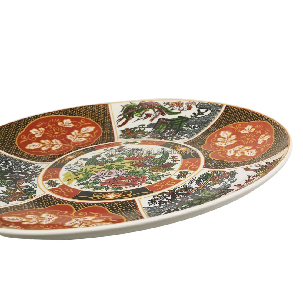OEM ODM Moroccan Ceramic 8inch Plate 10inch Plate Moroccan Style Restaurant Plates