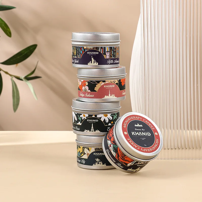 Персонализированная металлическая Оловянная Золотая маленькая свеча для свадебной вечеринки в честь будущей матери сувениры духи ароматизированные свечи подарочный набор