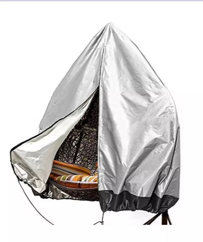 Outdoor Hanging Rocking Chair Cover Eggshell Style Single Seat Waterproof Swing Patio Hanging Chair Cover
