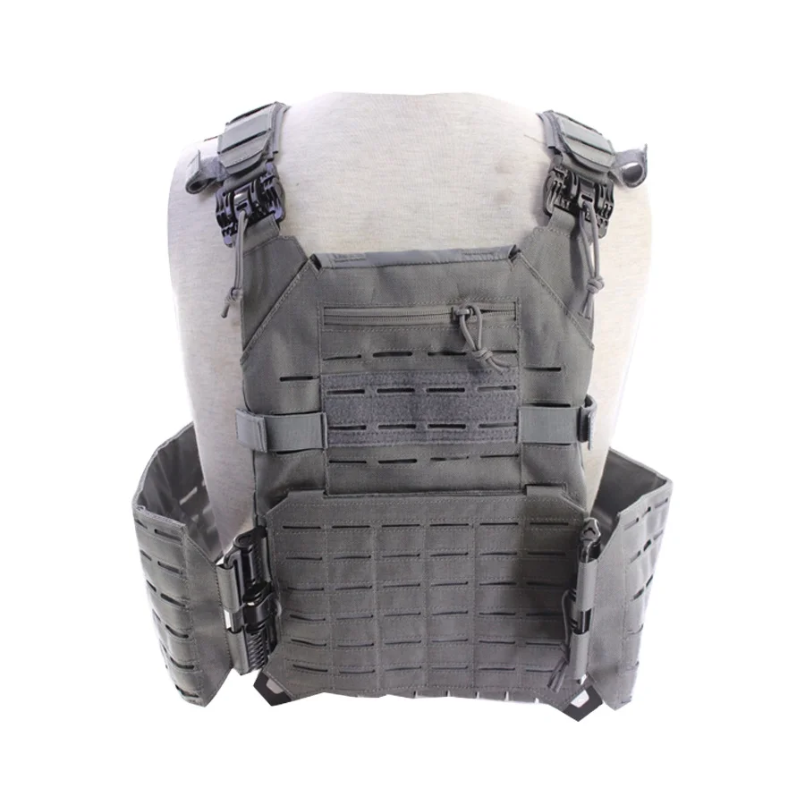 2019 высокого качества грудь Установка облегченный бронежилет жилет тактического назначения с Lasercut пиджак без пуговиц