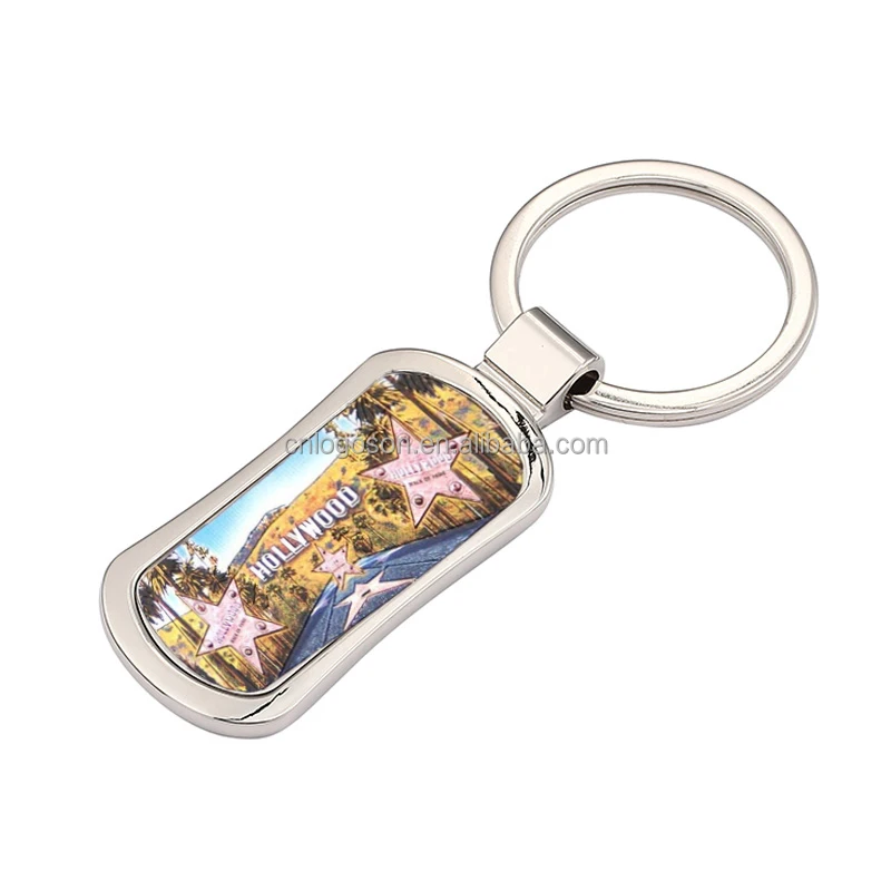Hot Selling Hollywood Tourist Souvenir Star Shape Walk Of Fame Keychains