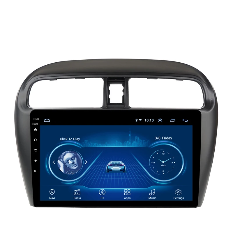 9 дюймов Android11 Автомобильный Gps навигатор для Mitsubishi mirage attrage 2012 2013 2014 2015 2016-2018 встроенный радио видео Bt Wi-Fi