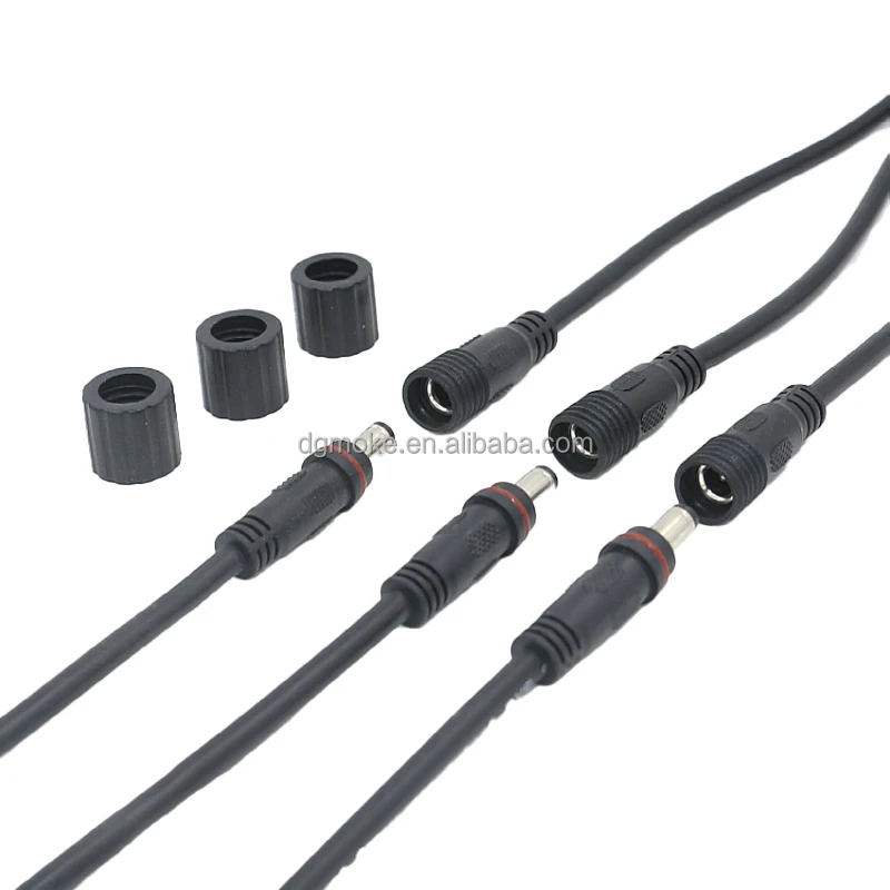 Industrial connector mini waterproof power cord male female docking plug copper new energy PVC switch battery connection wire