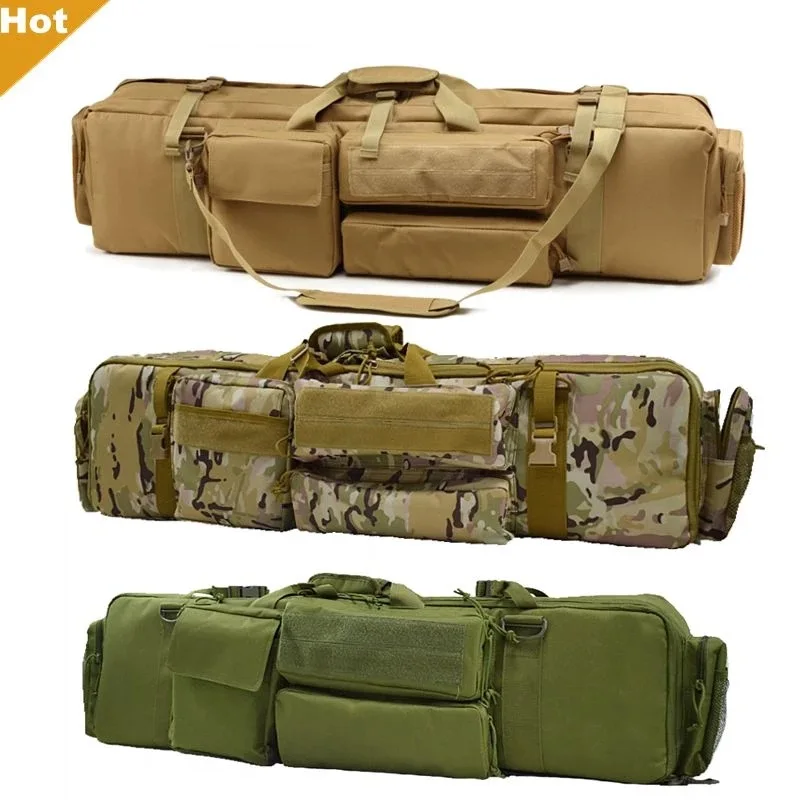 Tactical M249 double-layer backpack multi-functional 600D nylon single shoulder backpack outdoor CS bag Gun Backpack Bag