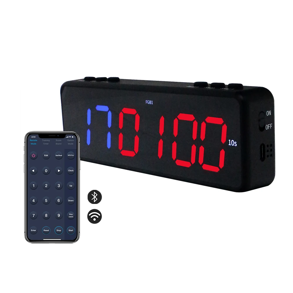 Wholesale Smart Workout Gym Mini Interval Timer Clock with App