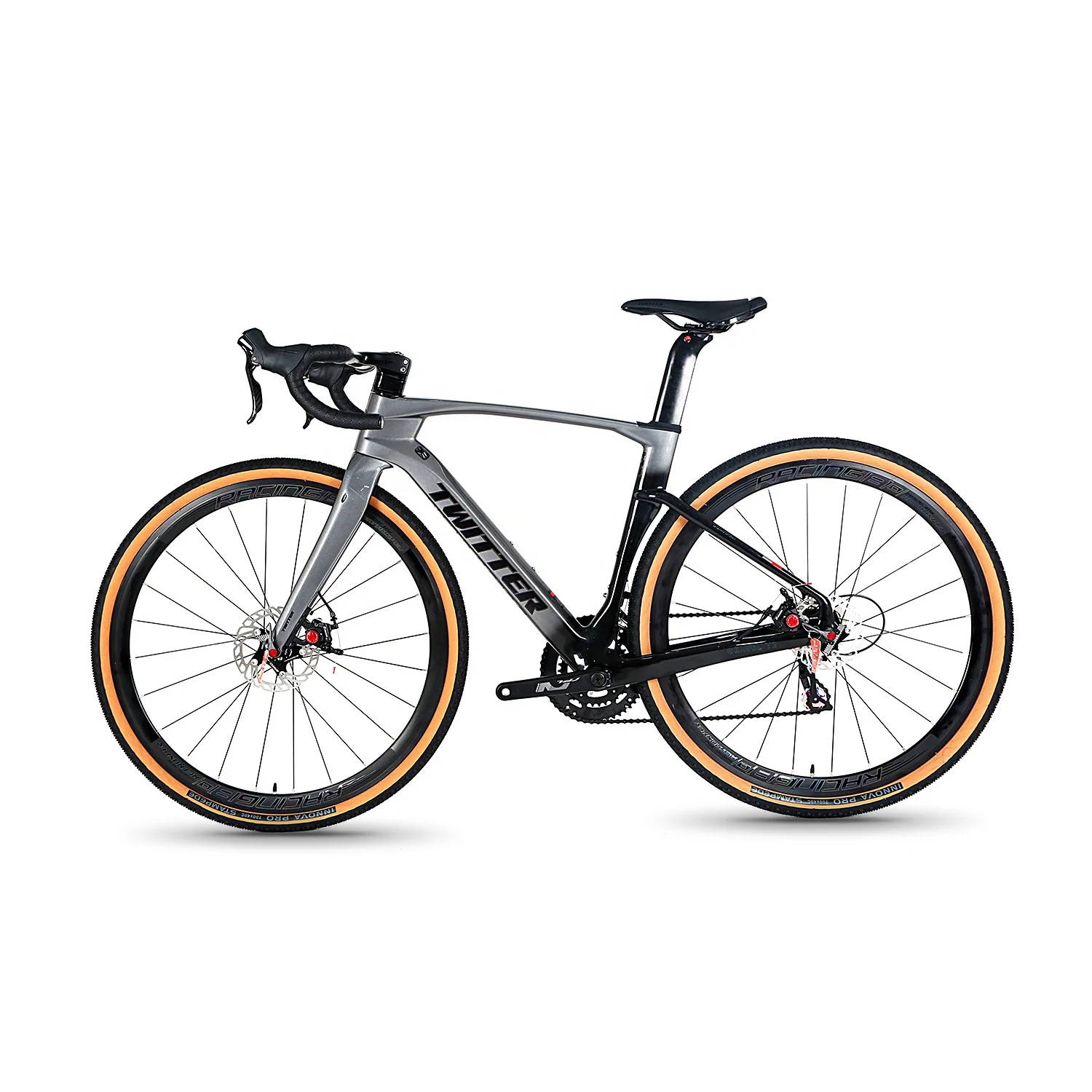 Twitter Gravel V2 R7000-22 Speed Carbon Fiber Road Bike Gravel Bike Bicycle 700*40C Disc Brake Carbon Frame Road Bike