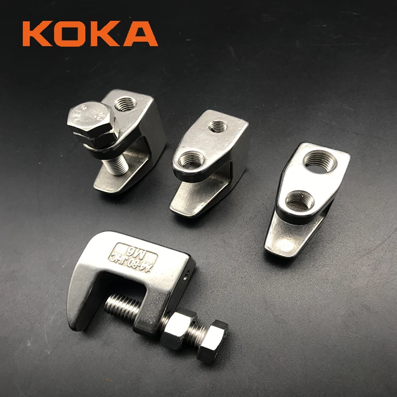 Factory direct sale adjustable cast iron g h beam clamp for construction