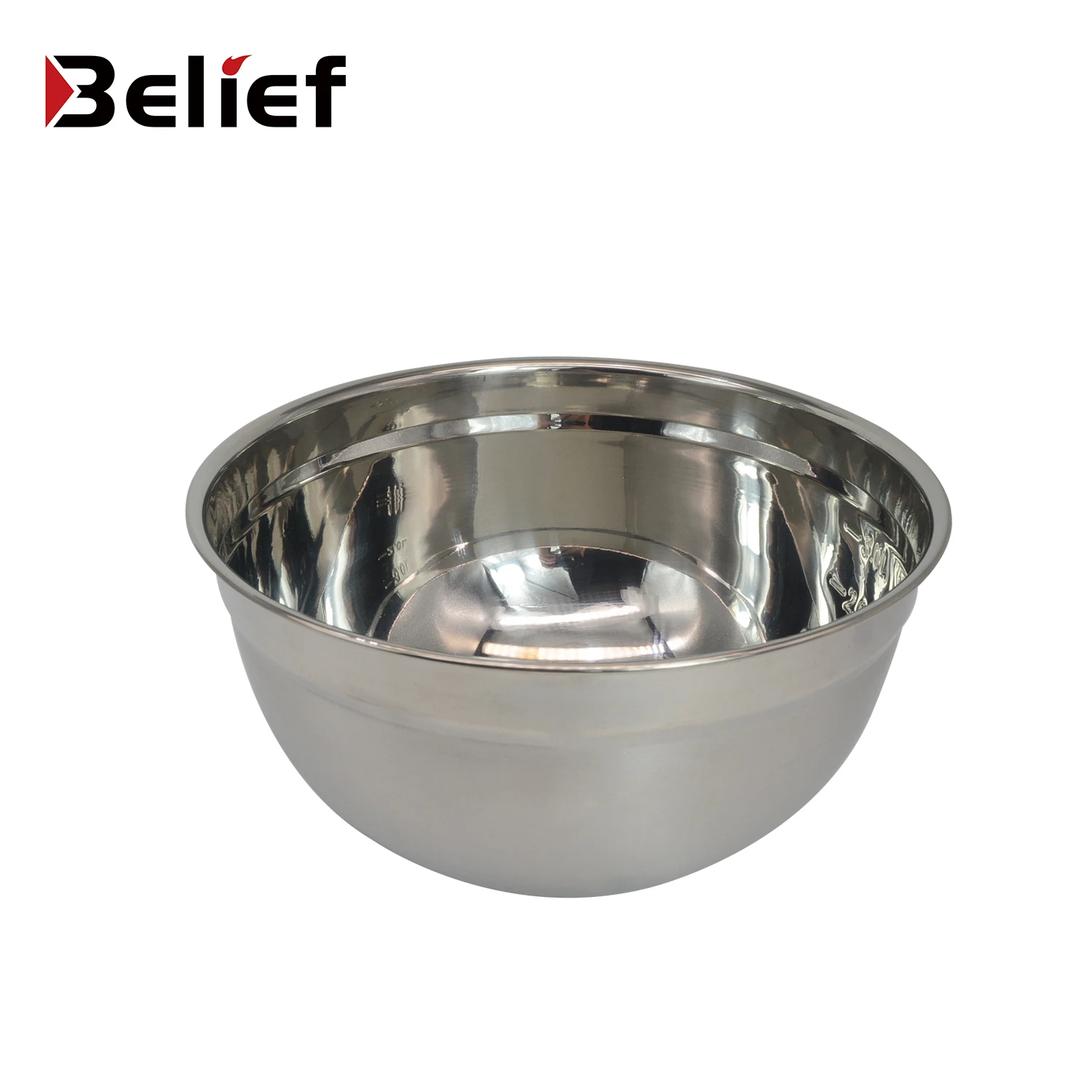 Многофункциональная Коммерческая прочная термостойкая Антикоррозийная круглая глубокая нержавеющая сталь миски для смешивания фруктов выпечки тортов