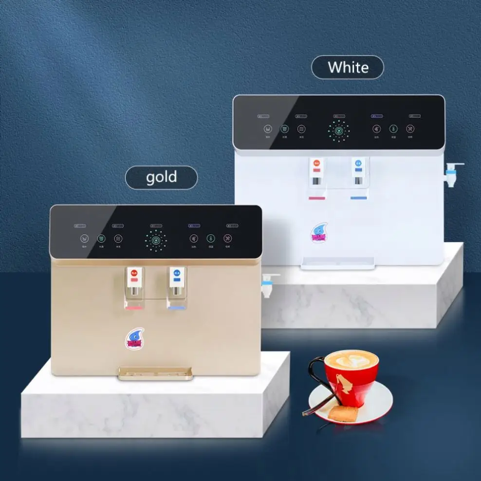 Custom Or Standard Ultrasonic Built Osmosis Inversa Water Purifier Pure Drinking Hot And Cold Wall Mounted Water Dispenser