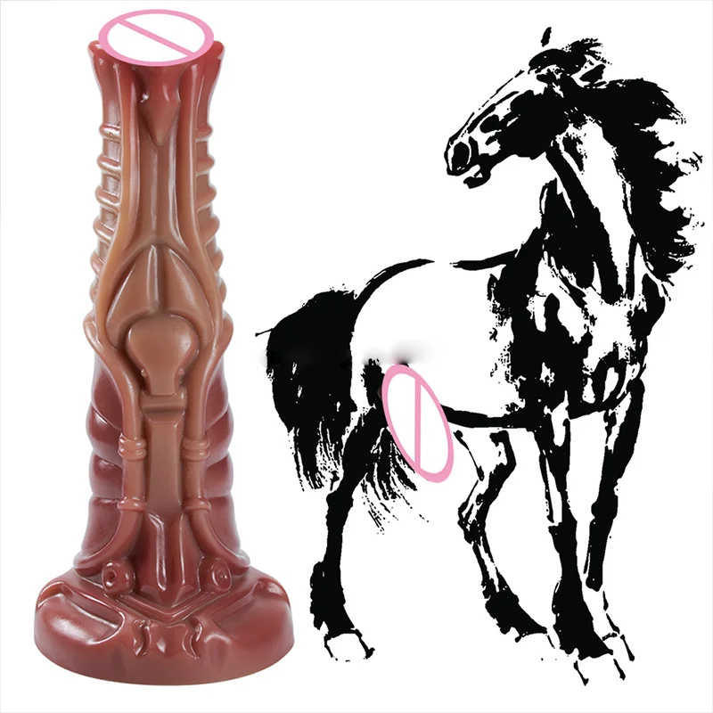 GF Animal Dildos Horse Penis Wholesale Women Sex Toys Dildos Large Monster Dick Erotic Toys Vagina Anal Masturbation Horse Dildo