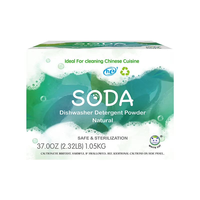 Whitecat SODA Dishwasher Detergent Powder For Home Kitchen