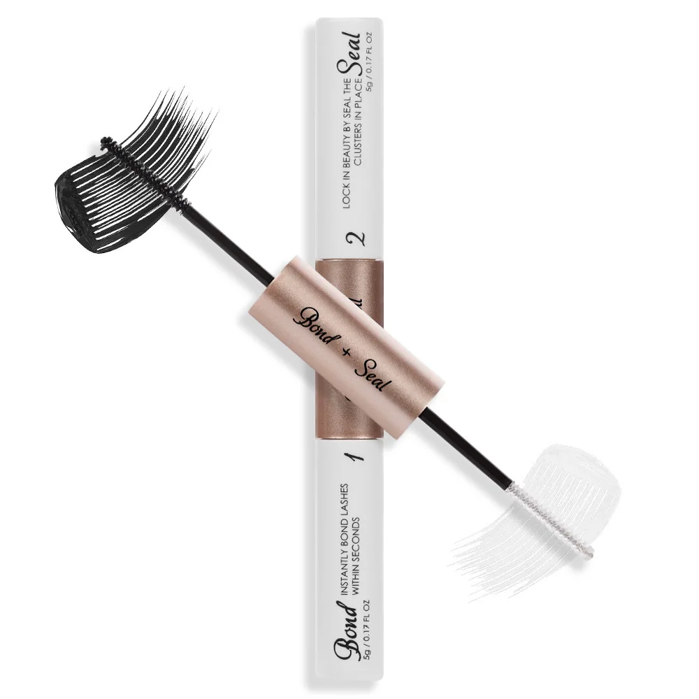 High Quality Wholesale Eyelash Glue Long Lasting Strong Hold Waterproof Non Smudging Fast Dry Dual Head False Eyelashes Glue