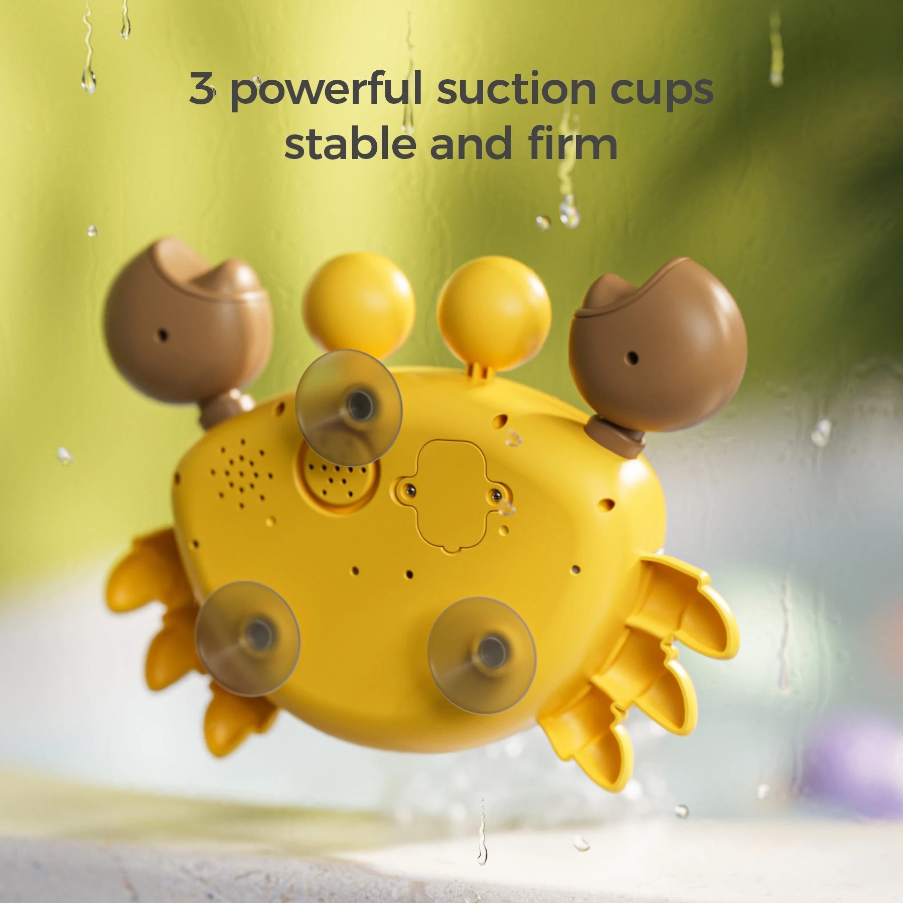 Tumama Kids Electric Music Bath Spit Bubble Machine With 3pcs Animal Swimming Toys Bubbling Maker Baby Crab Bubble Bath Toy