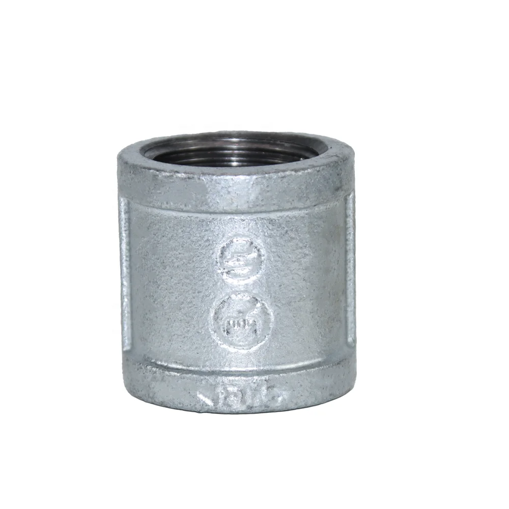 DKV galvanized malleable iron pipe fitting 1inch gi couplings Gi Threaded Reducing Socket