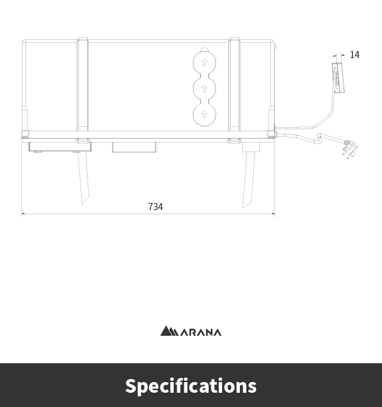 high quality under bench air conditioner airconditioner rv caravan motorhome travel trailer