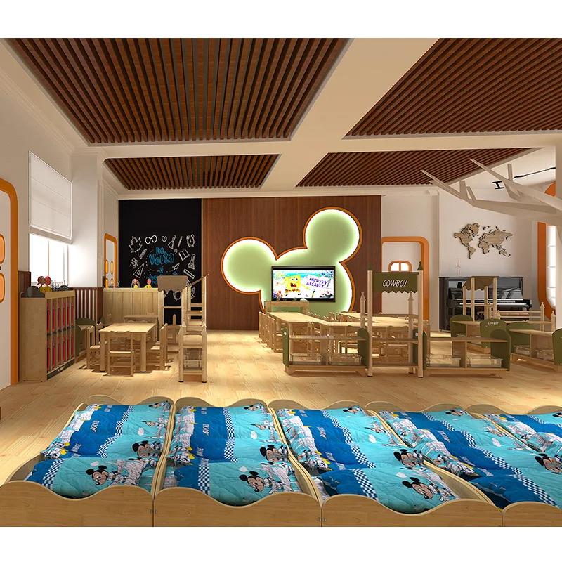 Used kindergarten furniture daycare centre wooden furniture for children