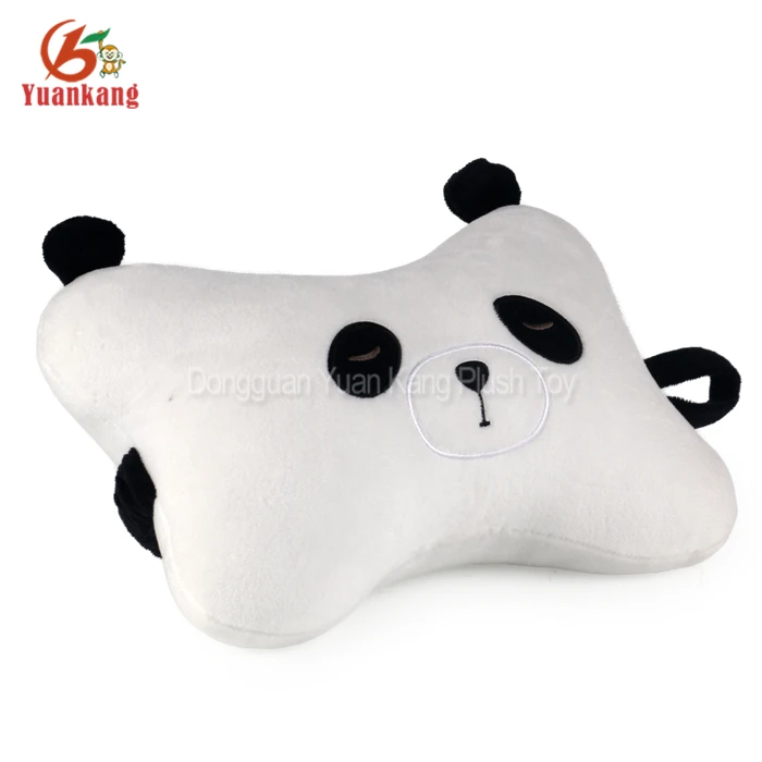 Пользовательские Хлопок Заполненные плюшевые форме кости панда подушки