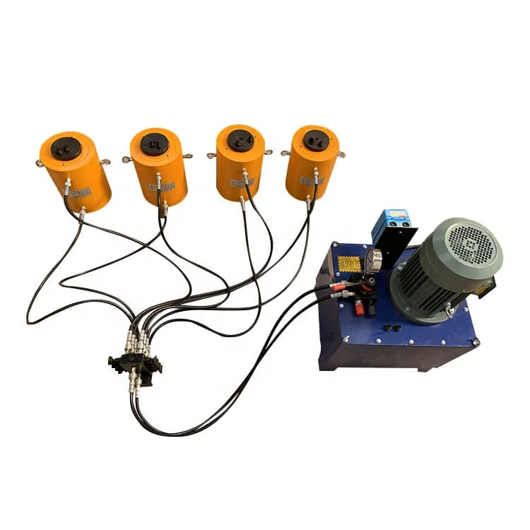 100 ton motorised system hydraulic jack