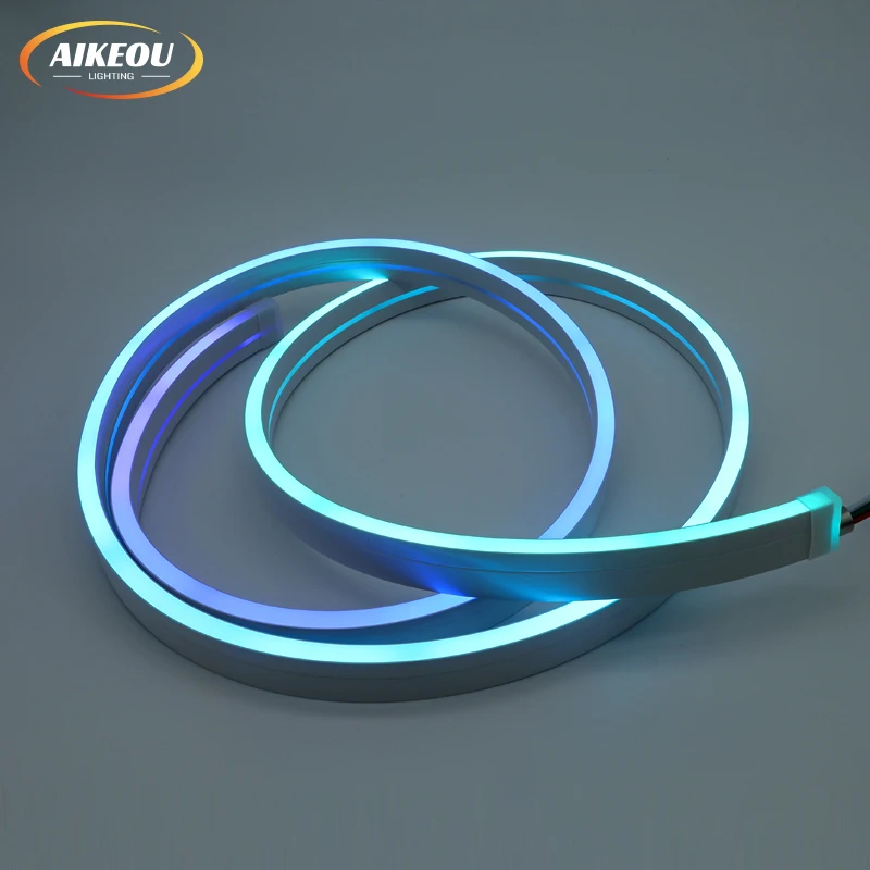 Outdoor IP67 Waterproof 06*16mm Color Alternate Neon Waterproof Neon Light Flexible LED Silicone Neon Strip