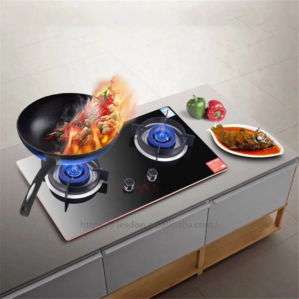 Home intelligent timing gas stove liquefied gas stove High-power flameout protection