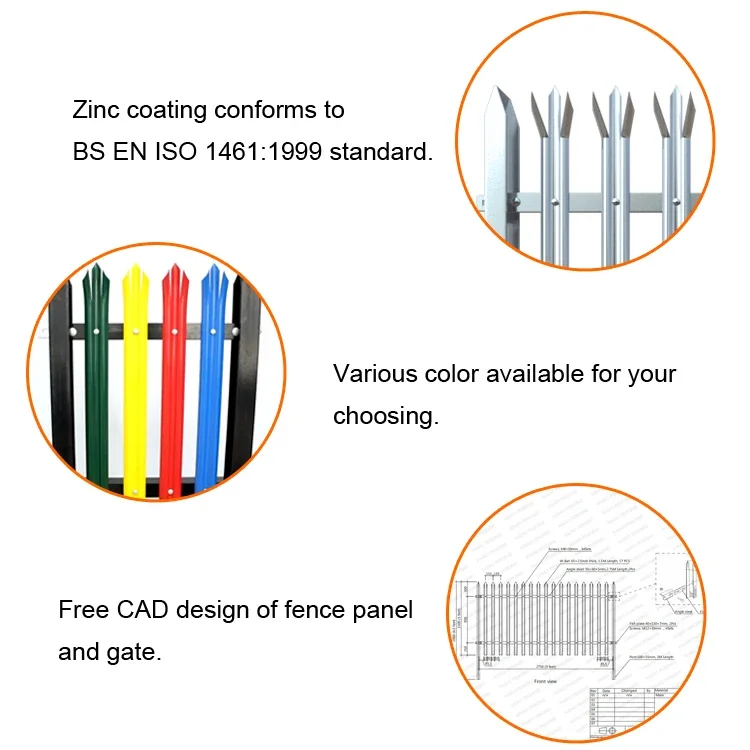 2024 Henglian Used Wrought Iron Fencing For Sale