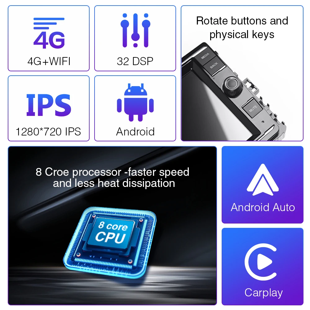 Автомагнитола Android13 для Volkswagen VW Passat B6 B7 CC Tiguan Touran Golf Polo Мультимедиа GPS Навигация стерео