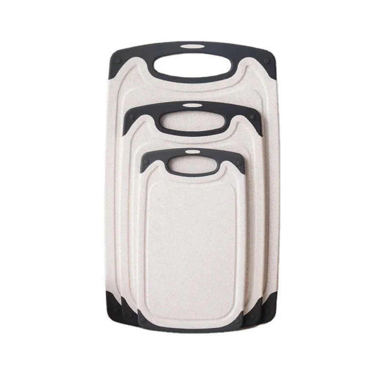 Safe And Durable PP Plastic Fruit Cutting Board Supplementary Food Wheat Straw Cutting Board Home Restaurant