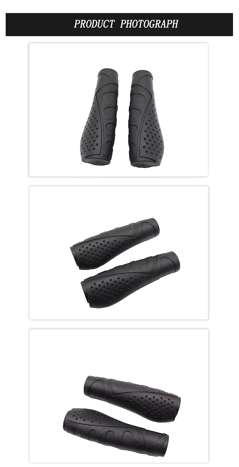 Non-slip Bike Hand Grip Bike Parts Ergonomic Bicycle Handlebar Grips Rubber Bike Grips Bicycle Parts