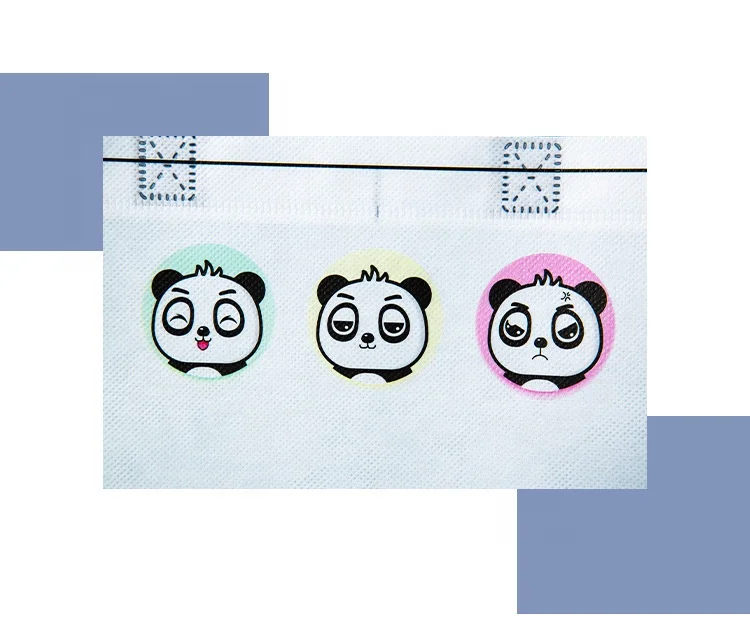 Trending Cute Panda Cartoon Custom Non Woven Bag