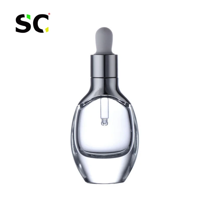 Cosmetic Perfume Bottle Essence 30g 50g Empty Glass Serum 30ml 50ml Lotion Packaging