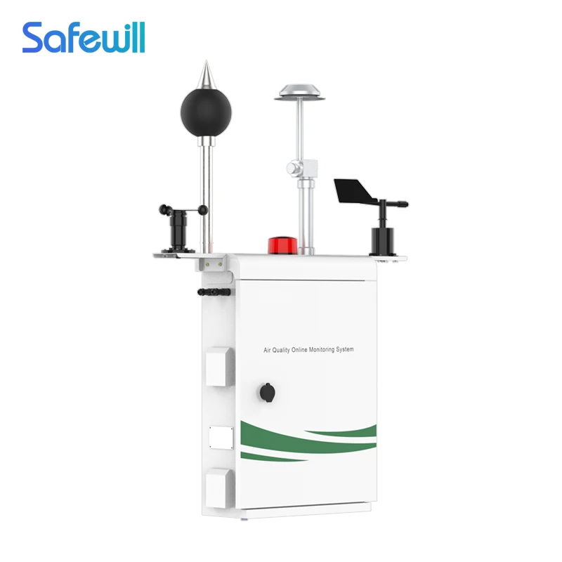 ES80A-A6, многопрофильные Газоанализаторы h2s pm2.5 nh3 co, Анализаторы шума, система контроля качества воздуха с выходом данных