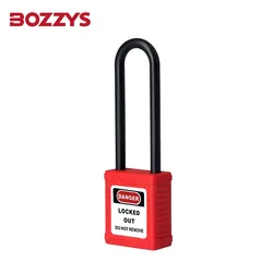 Anti-magnetic Insulated Electrical Long Shackle Lockout Padlock for Lockout Insulated Against the Effects of Electricity