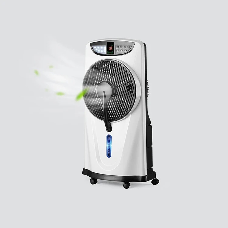 12 inch Rechargeable Electric Water Air Cooling Spray Mist Fan with Night Light