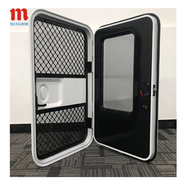 Newest Design Teardrop Trailer Door 620*1250mm High Tensile Aluminum Alloy RV Parts & Accessories
