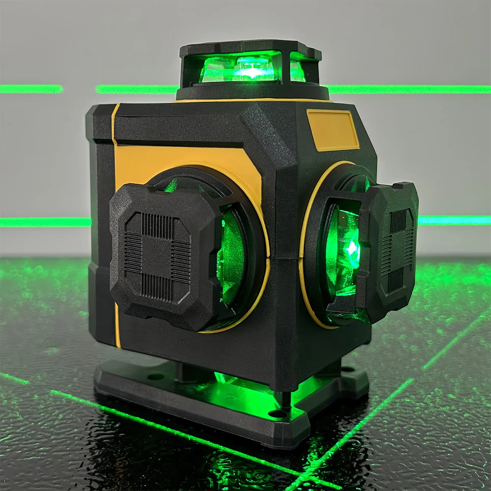 16 Lines 4D Laser Level Green Line Self leveling 360 Horizontal And Vertical Super Powerful Laser Level